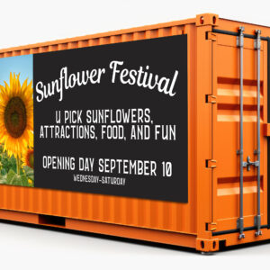 19' x 8' Banner - 15oz. with Welded Edges and Grommets