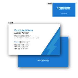 Tranzon Business Card – Signature Triangle Edition - No QR Code